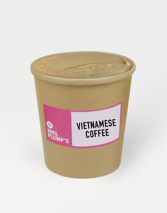 Luscious, indulgent, perk-you-up Vietnamese Coffee in ice cream form! Truly a coffee lover’s dream with it's strong Vietnamese coffee aroma and a slight saltiness to curb the sweetness.  Some say it’s the best coffee ice cream on the island. Why don’t you decide for yourself? Like all our CheatDay flavors, we only have limited stock. Have no regrets on missing out!